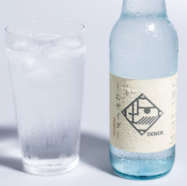 【Ante店】奥能登地サイダー「しおサイダー」340ml | 伝統の揚げ浜塩DENEN使用 セット販売