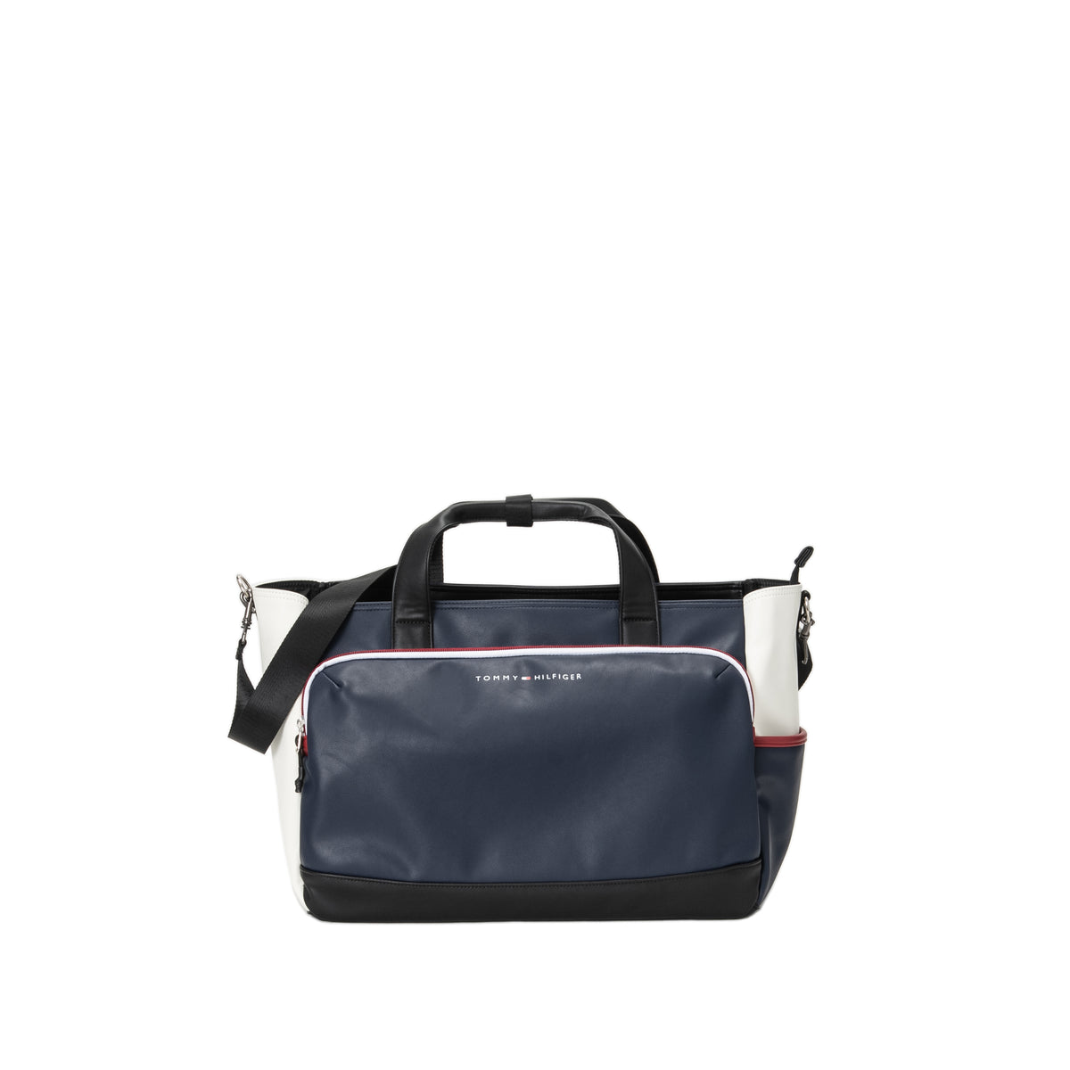 【優待特選店】TOMMY HILFIGER Golf UNISEXユースフルトートバッグ ハンドルに通せる仕様で、ゴルフ旅行などにも最適。