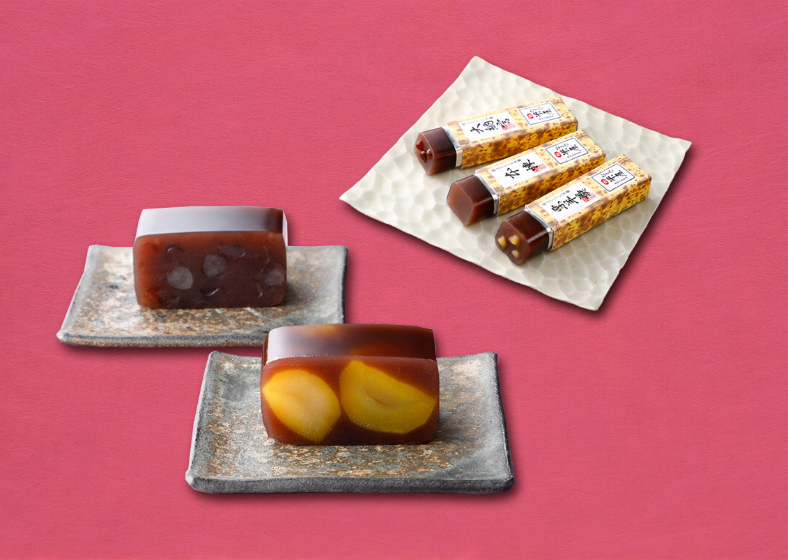 【なごみの米屋店】 極上羊羹・ひとくち羊羹詰合 大納言と栗羊羹、本煉の代表的なセット